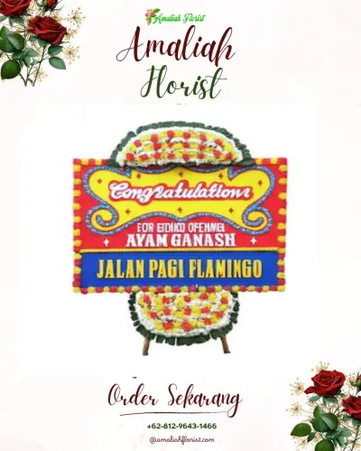 Bunga Papan Congratulation di Tompokersan